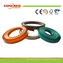 Eoncred Manufacture bandas de cantos de PVC de color sólido y madera con grano